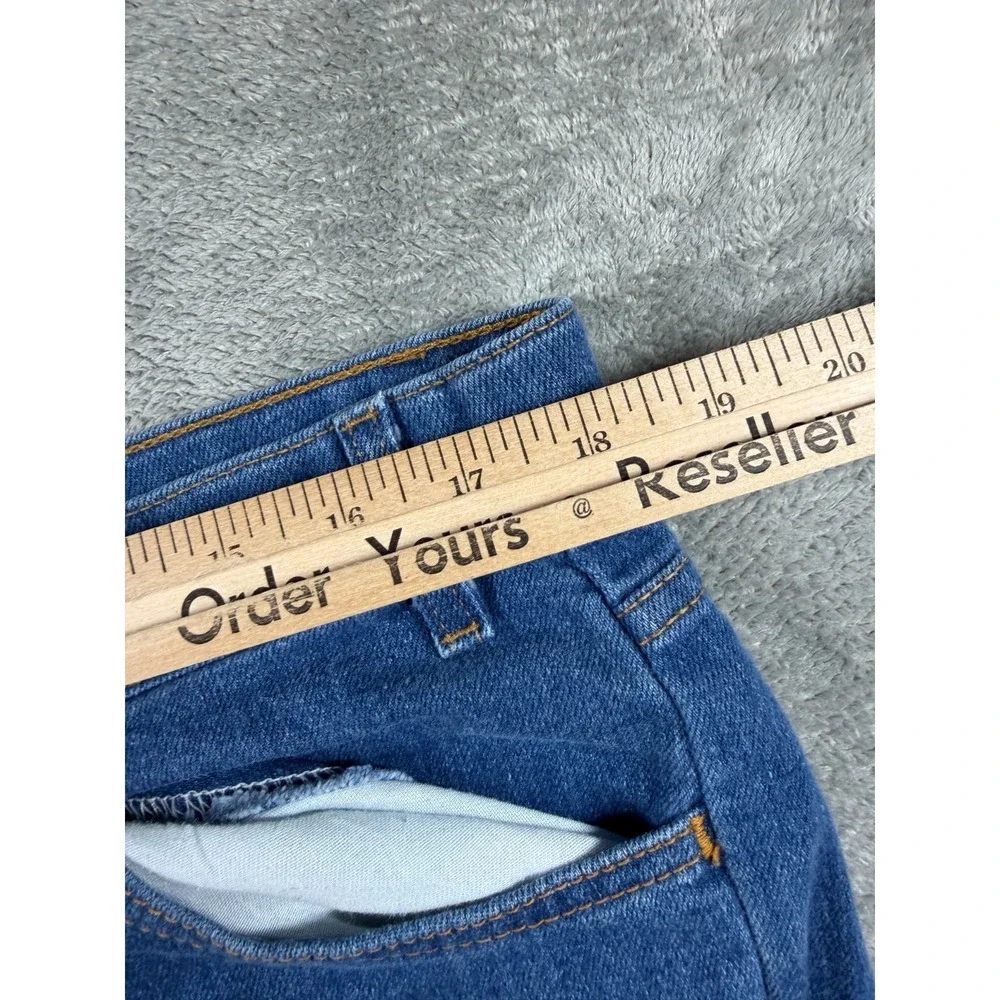 Vtg Levi's Brown Tab Straight Leg Jeans 38x30 Blue Denim Workwear Faded